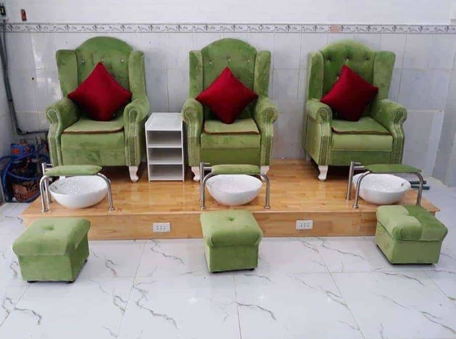 Ghế sofa cho quán tiệm nail móng