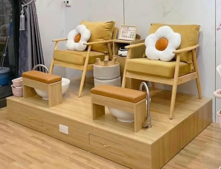 Ghế sofa cho quán tiệm nail móng
